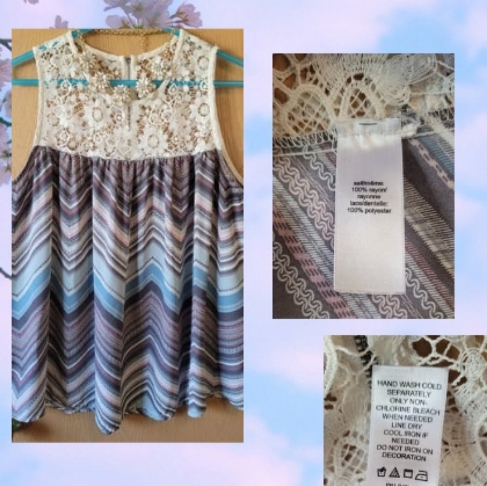 💜Lace Top from francesca's - Size XXL